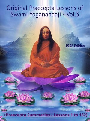 cover image of Original Praecepta Lessons of Swami Yoganandaji--Volume3